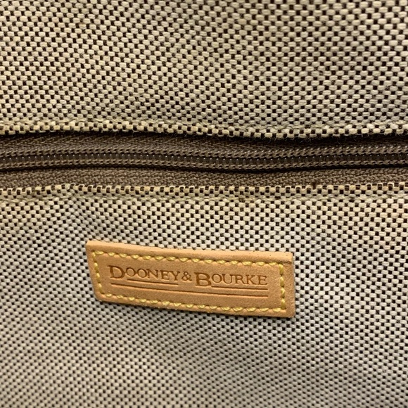 Dooney & Bourke - Vintage Pink Logo Double Handle Handbag - EUC - Picture 12 of 12